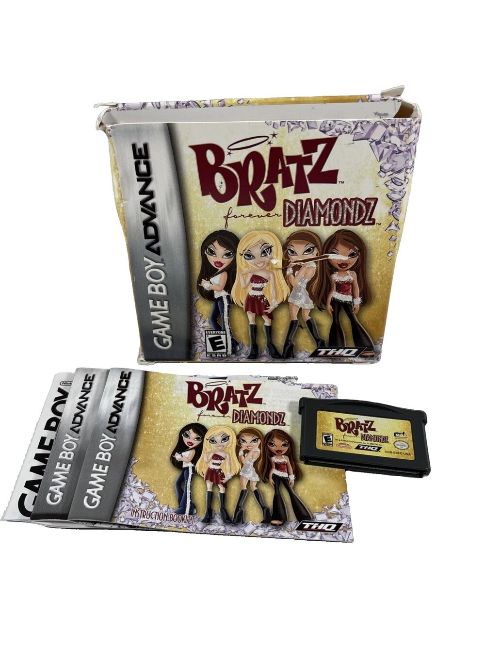Bratz Forever Diamondz Nintendo Gameboy Advance GBA CIB Complete w/ Box Tested